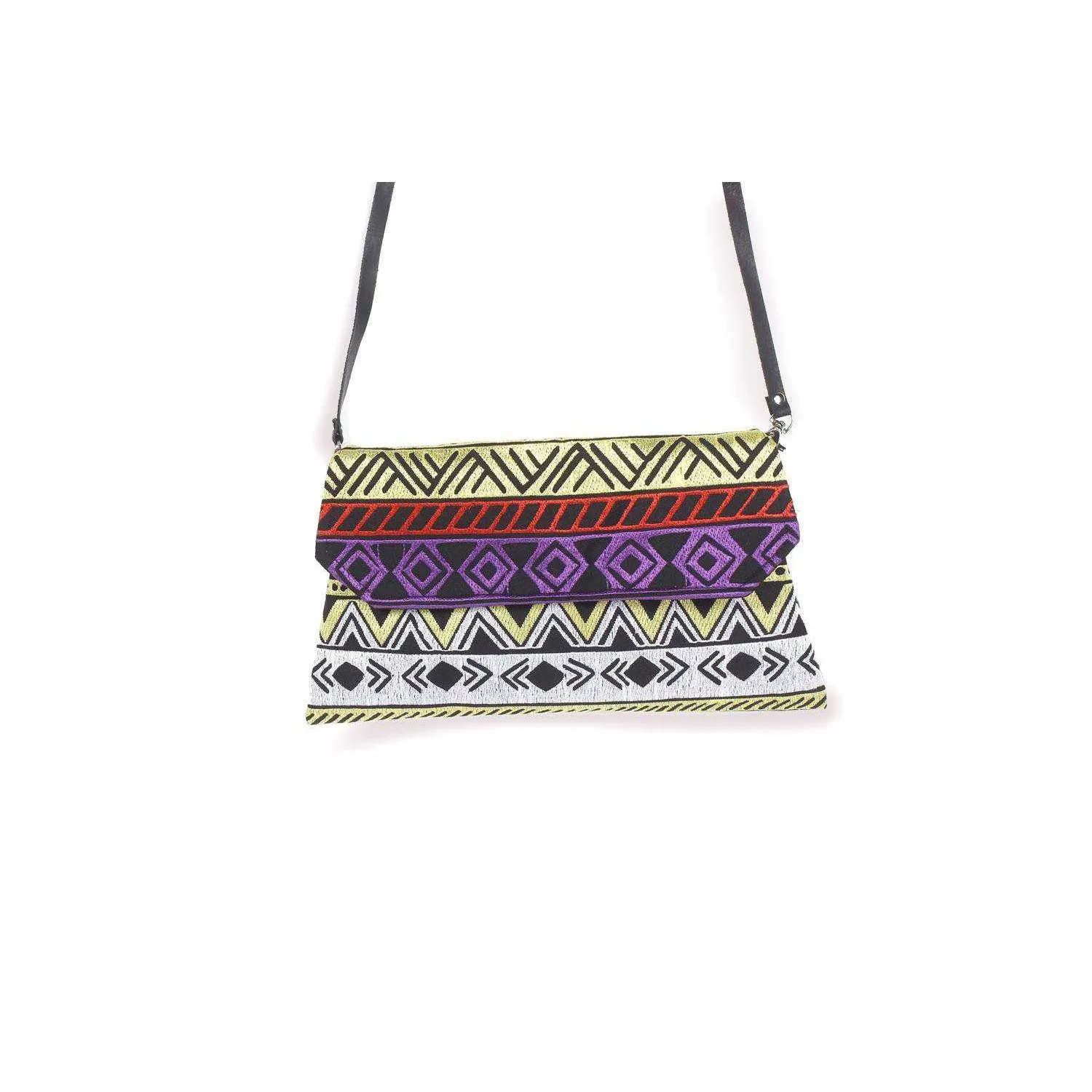 Embroidered Convertible Clutch | Crossbody Bag - Thailand