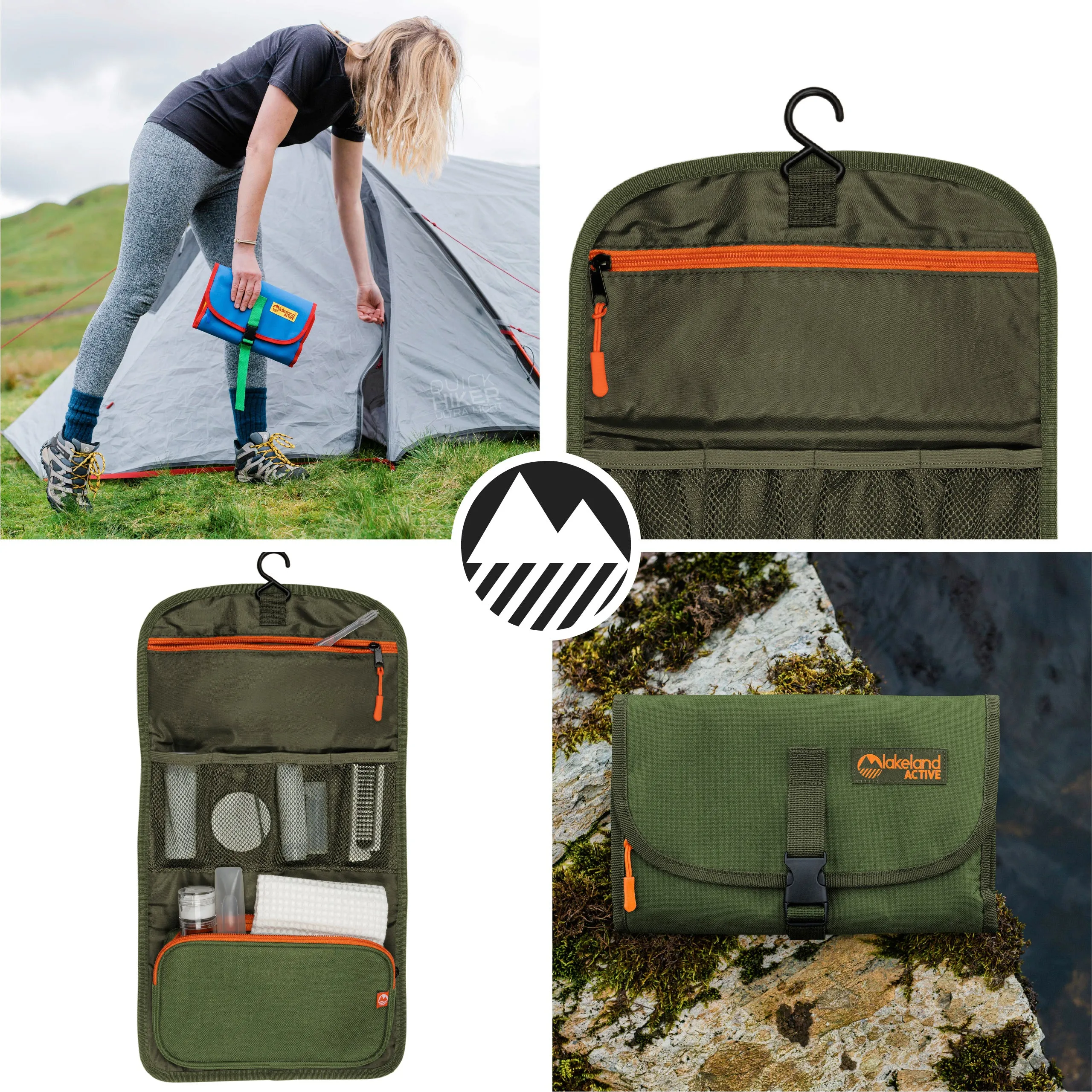 Eskdale Fold Out Hanging Travel Toiletry Bag