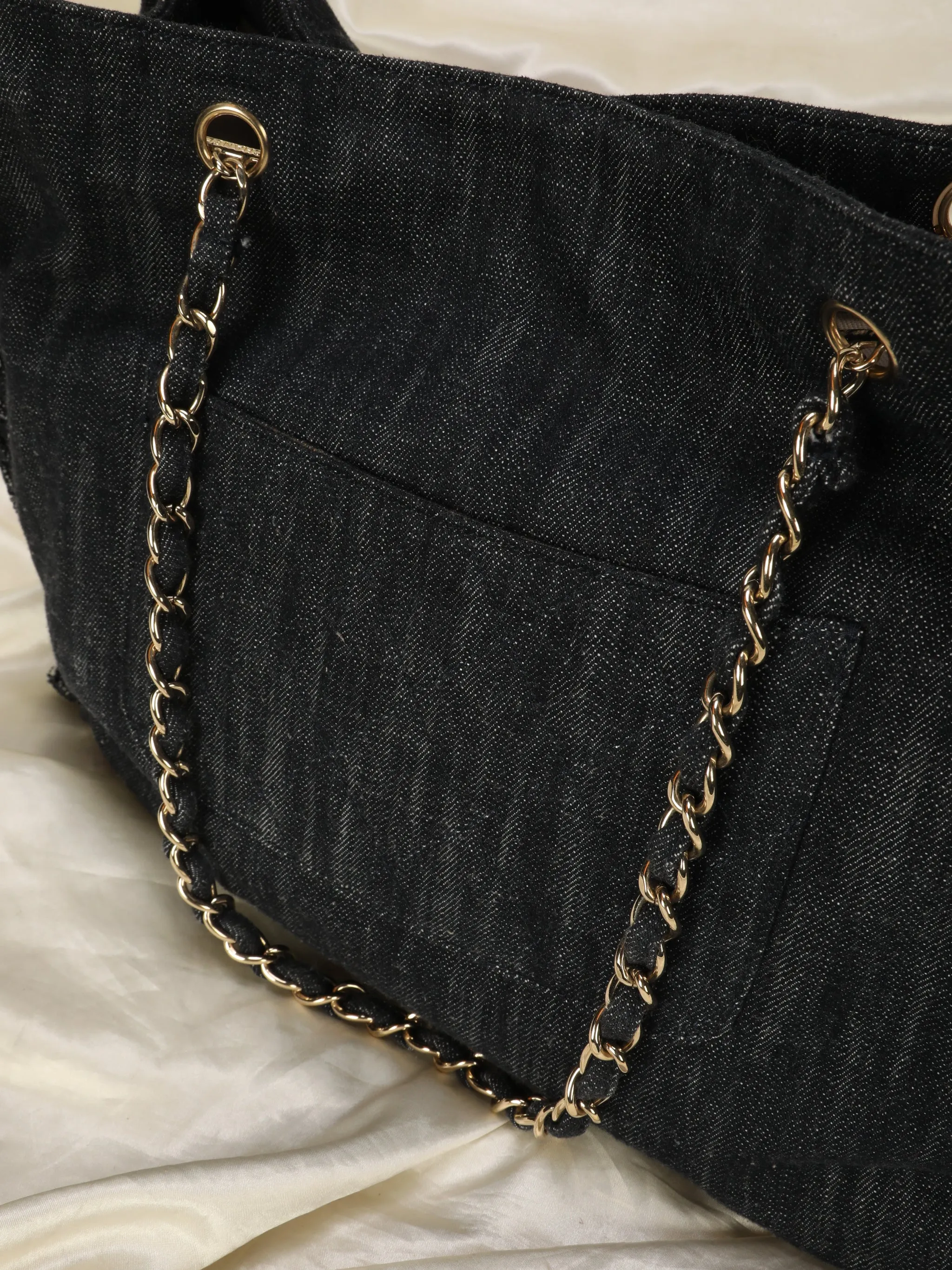 Extremely Rare Limited Edition CL Denim Embroidered Tote