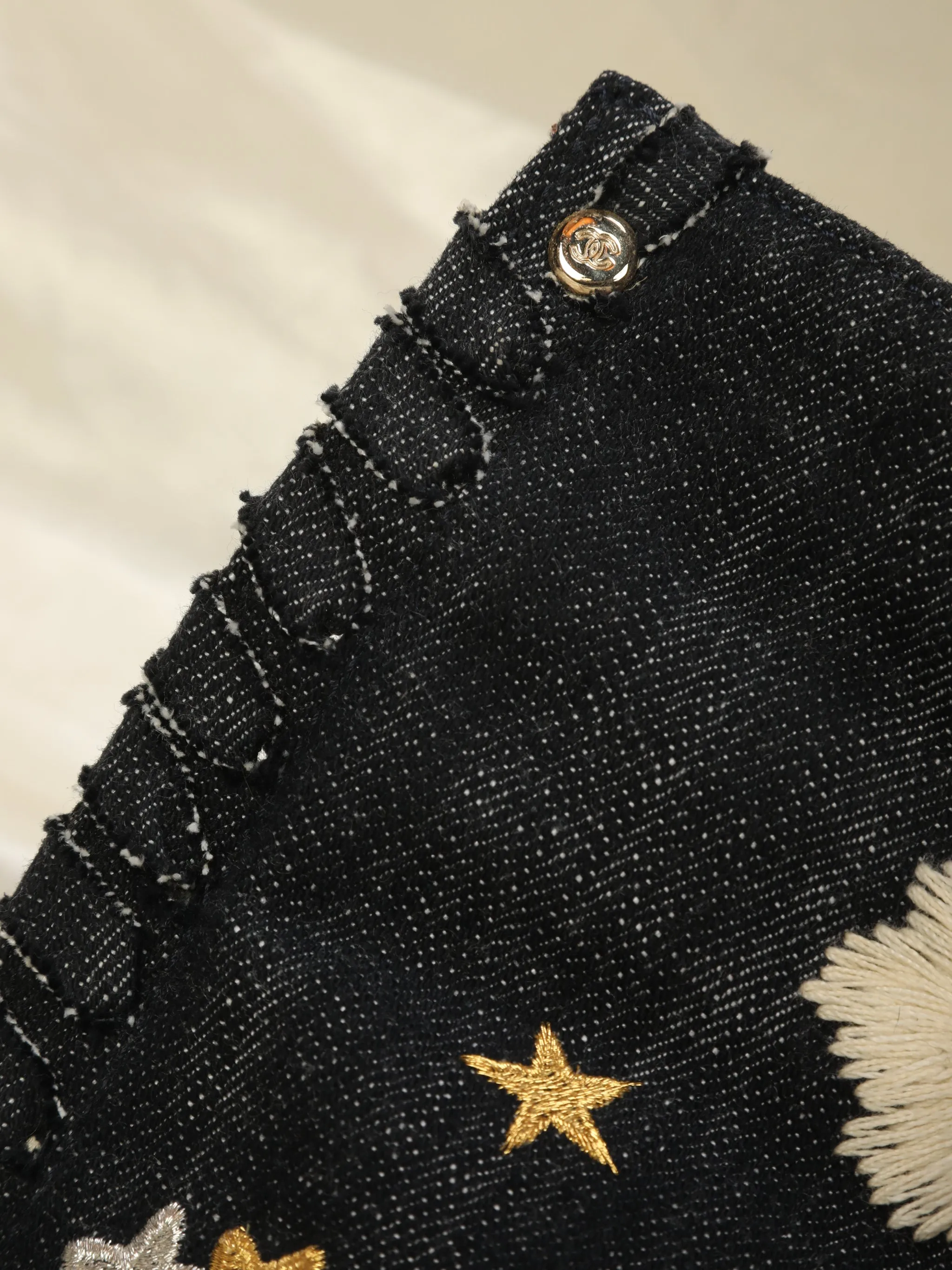 Extremely Rare Limited Edition CL Denim Embroidered Tote