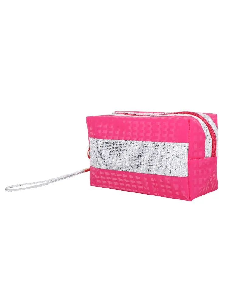 FabSeasons Pink Small Handy Toiletry/Travel/Makeup Pouch