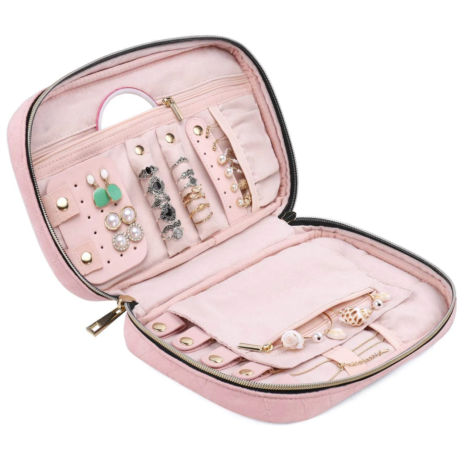 Fashion NW5032 Travel Jewelry Storage Case Bag Women