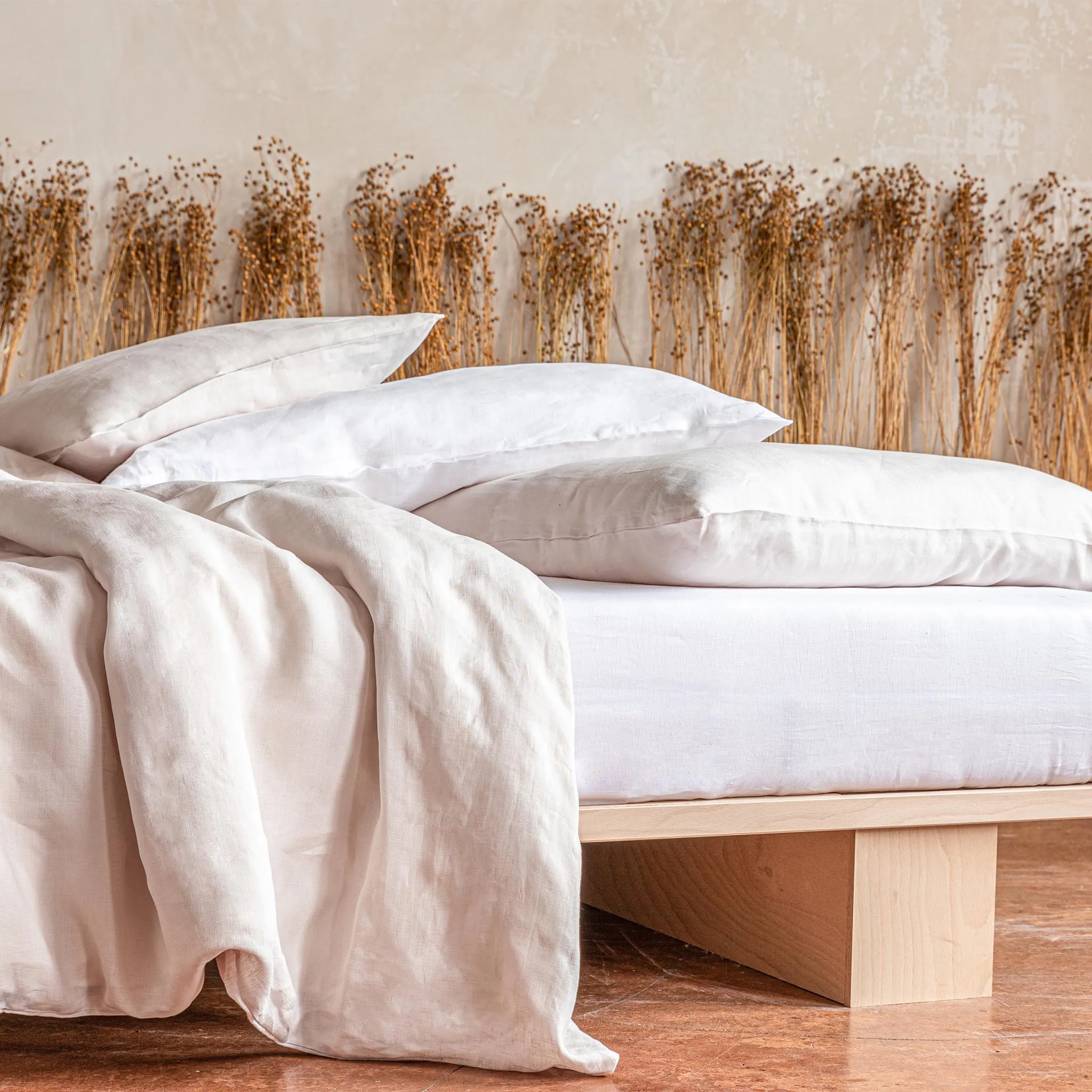 Ferro Organic Linen Bedding [Natural]