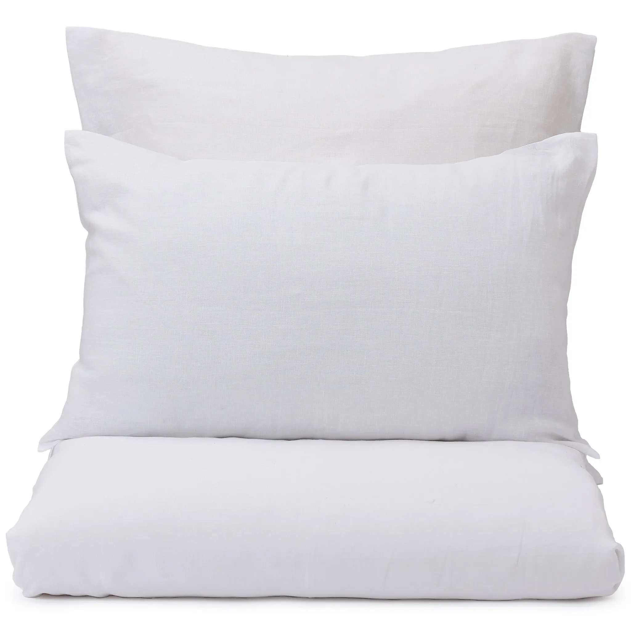 Ferro Organic Linen Bedding [White]