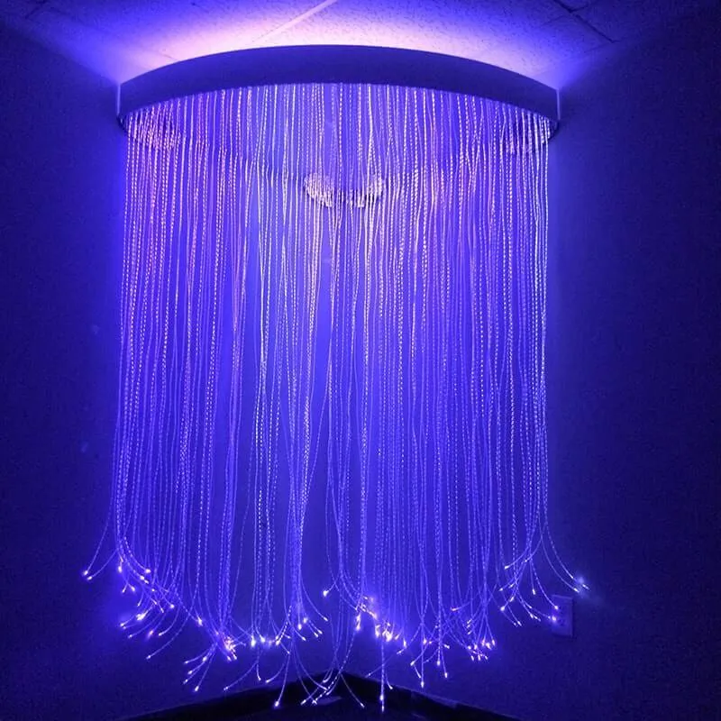 Fiber Optic Sensory Light Corner Shower