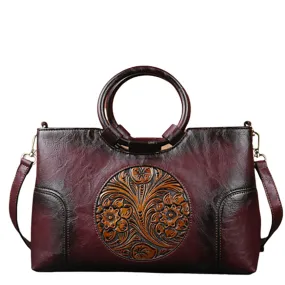 Funki Buys | Bags | Handbags | Women's Embossed Retro Bags