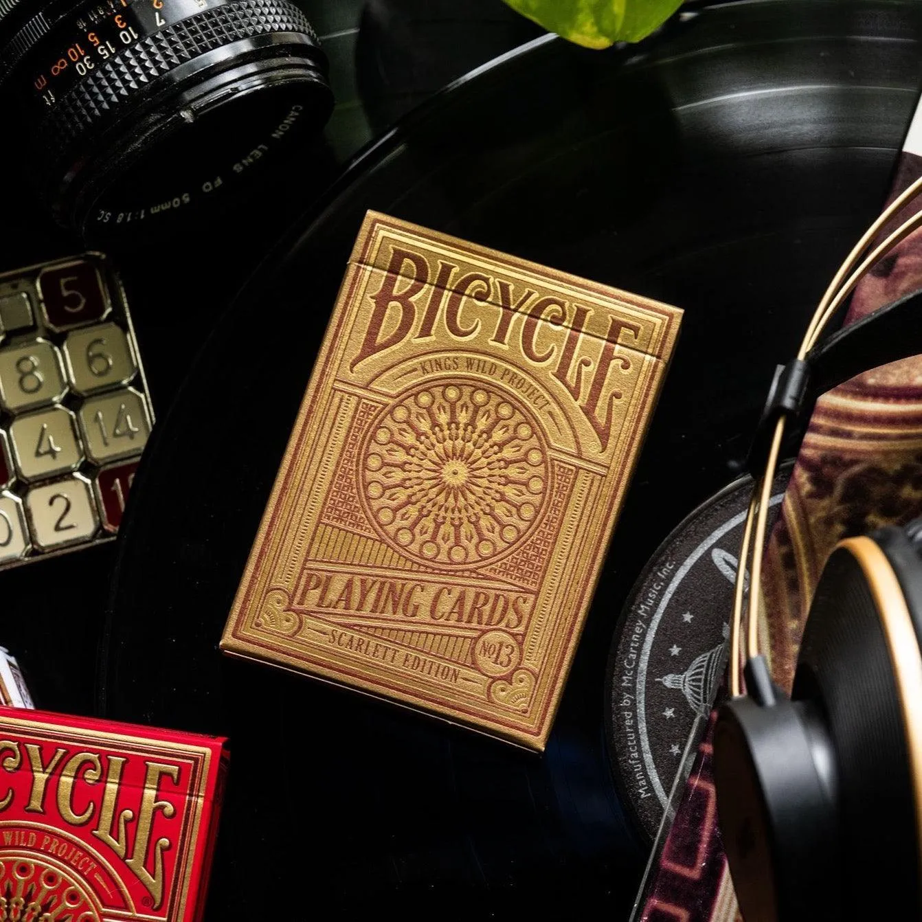 Gilded Bicycle Scarlett Playing Cards by Kings Wild Project