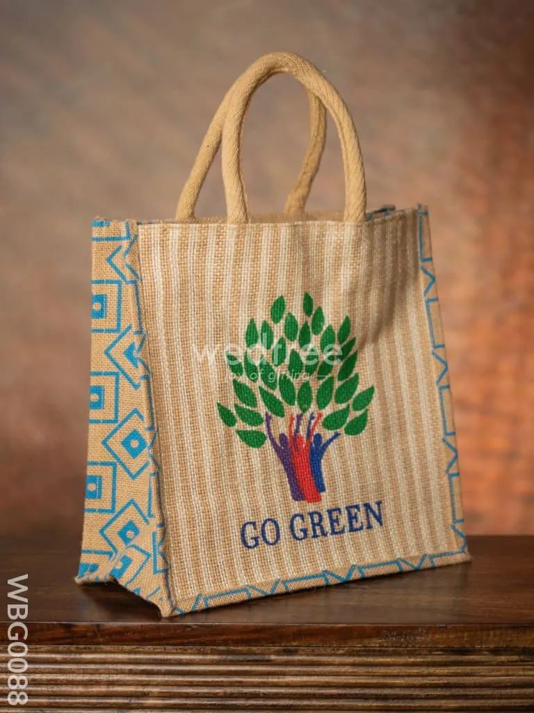 Go Green - Eco Friendly Jute Bag - WBG0088