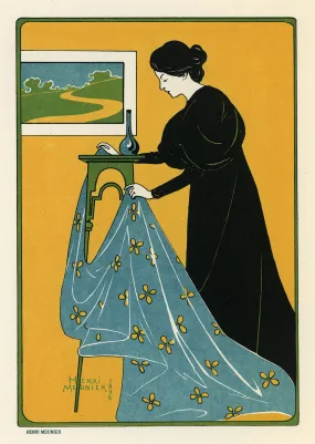 Gonthier-Meymans by Henri Meunier, Art Nouveau lithograph, 1897