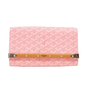 Goyard Monte Carlo MM Crossbody Pink Limited Edition Clutch Wood Purse Bag