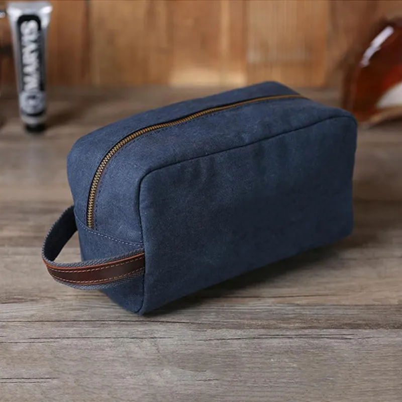 Groomsmen Gifts Personalized Toiletry Bag Monogrammed Dopp Kit Embroidery Shaving Kit Washed Canvas Travel Case DB99