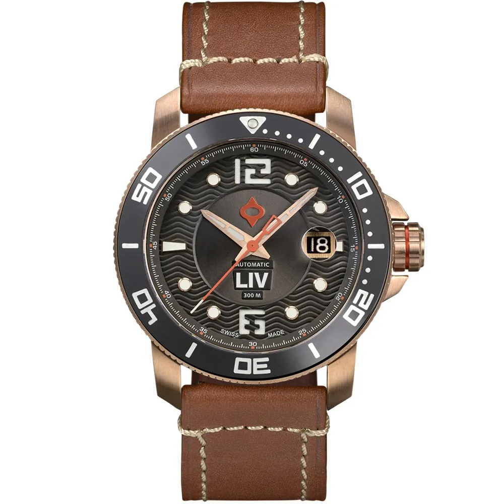 GX-Diver's 44mm Rose Gold Gray