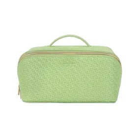 Herringbone Cosmetic Bag Collection | Pistachio