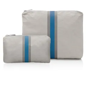 HI LOVE TRAVEL - SET OF 2 STRIPE