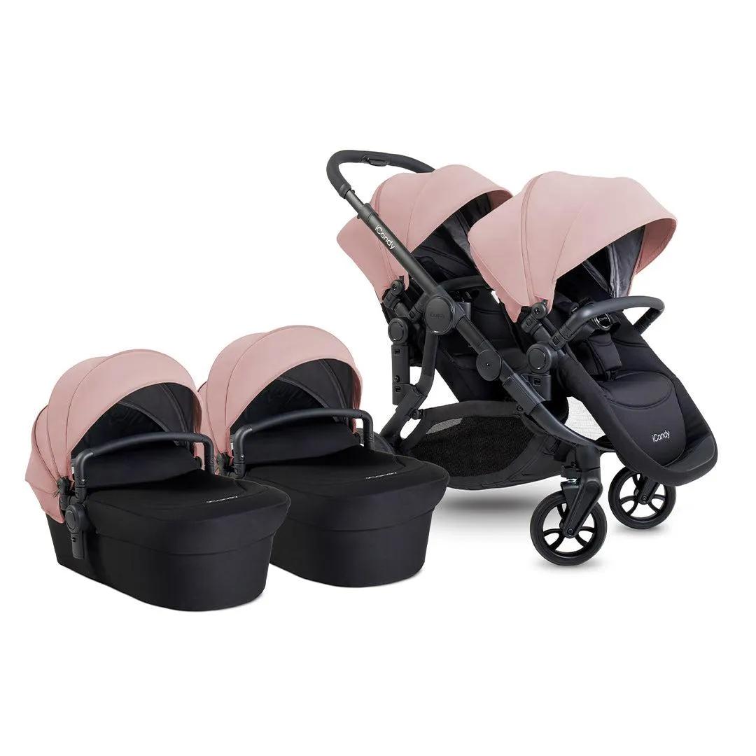 iCandy Orange 4 Twin Pushchair Bundle