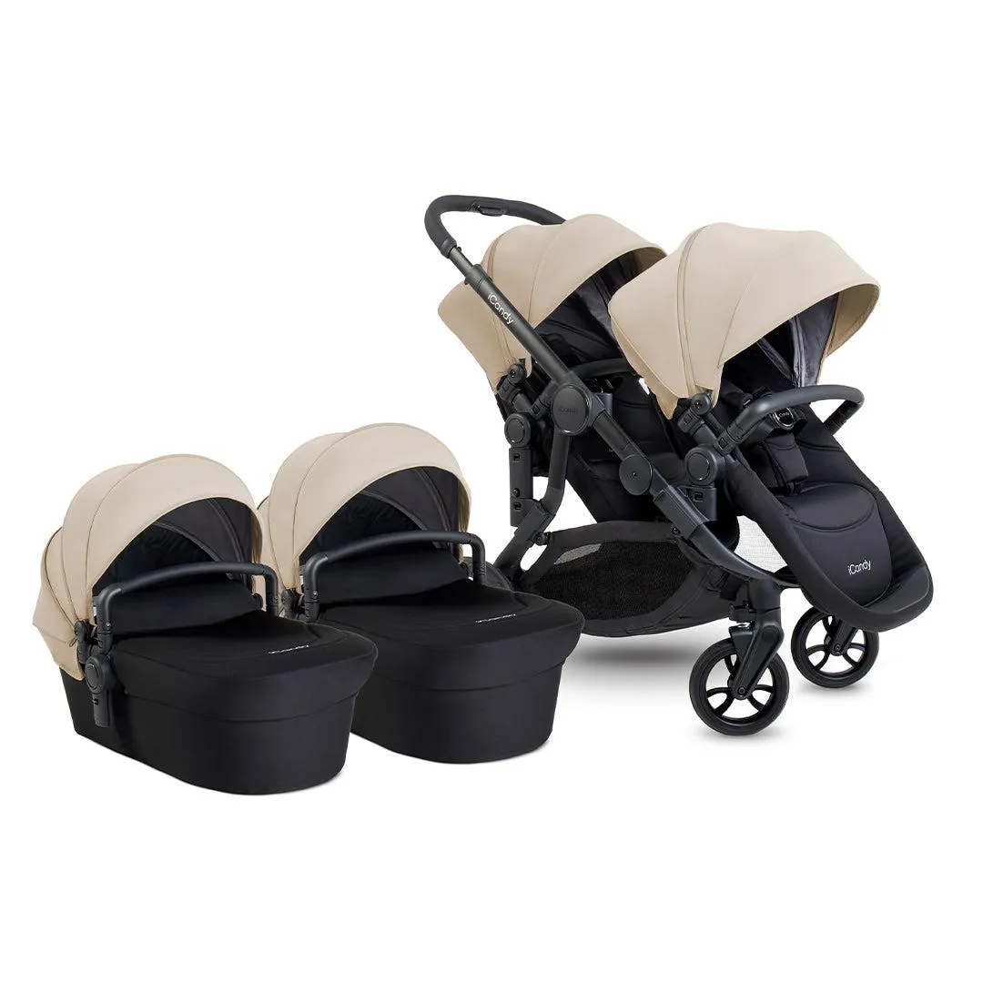 iCandy Orange 4 Twin Pushchair Bundle