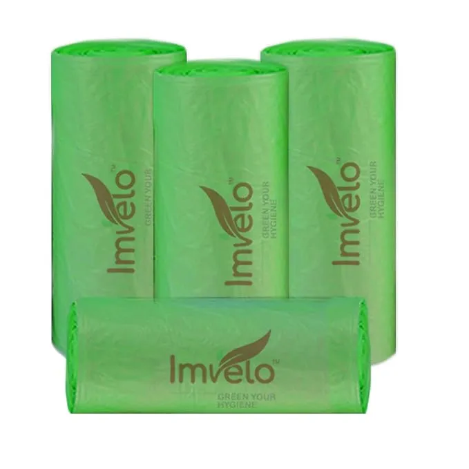 Imvelo Green Your  Oxo Biodegradable Garbage Bags  |  Medium Size | Dustbin Bag With Eco Friendly