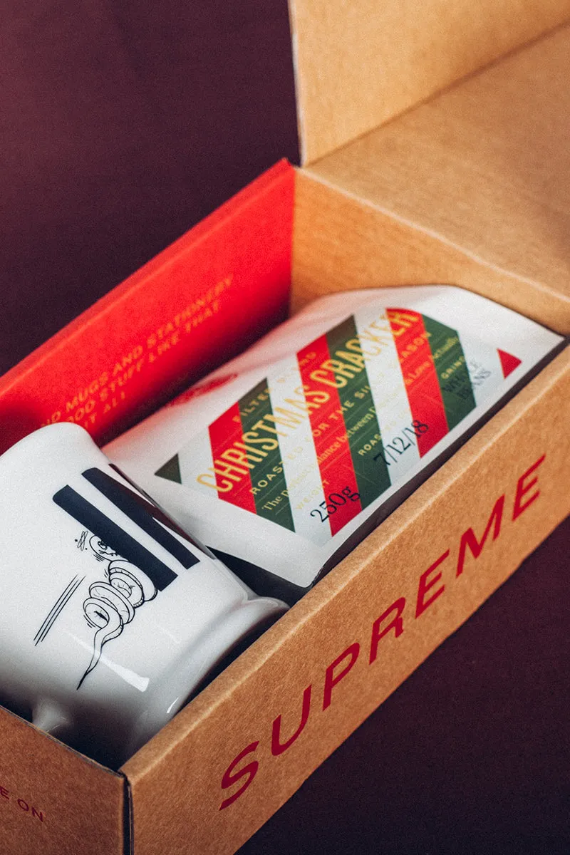 Inf Def x Coffee Supreme Mug & Coffee Gift Set