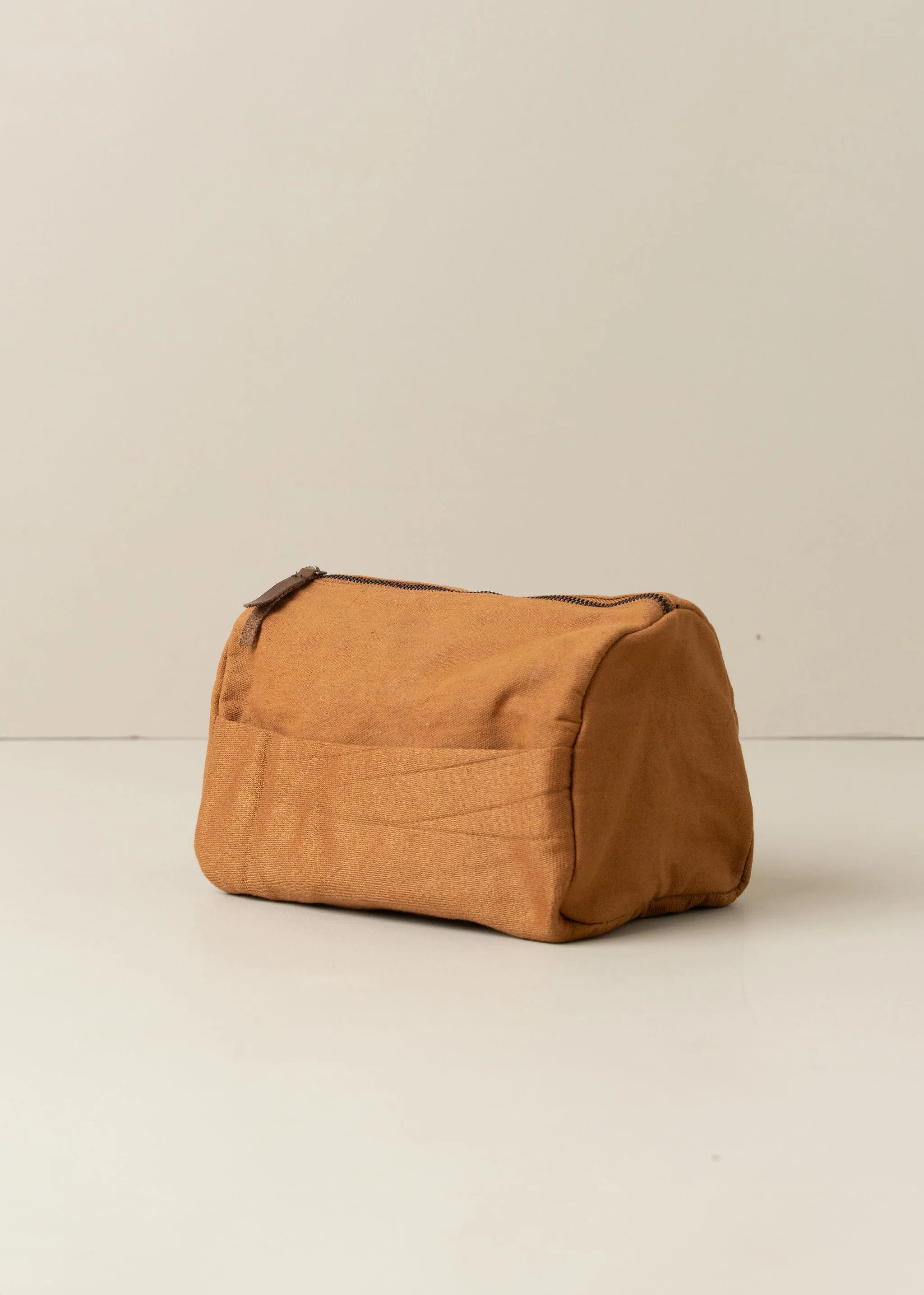 Journey Toiletry Canvas Bag | Terracotta