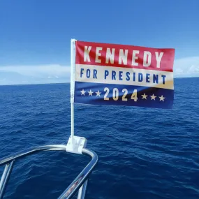 Kennedy for President Boat Flag Kit | Double-Sided 18"x12" | LIMITED EDITION