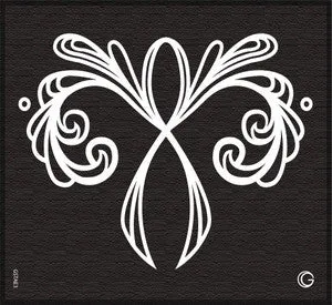 Lacey Ribbon HD Stencil