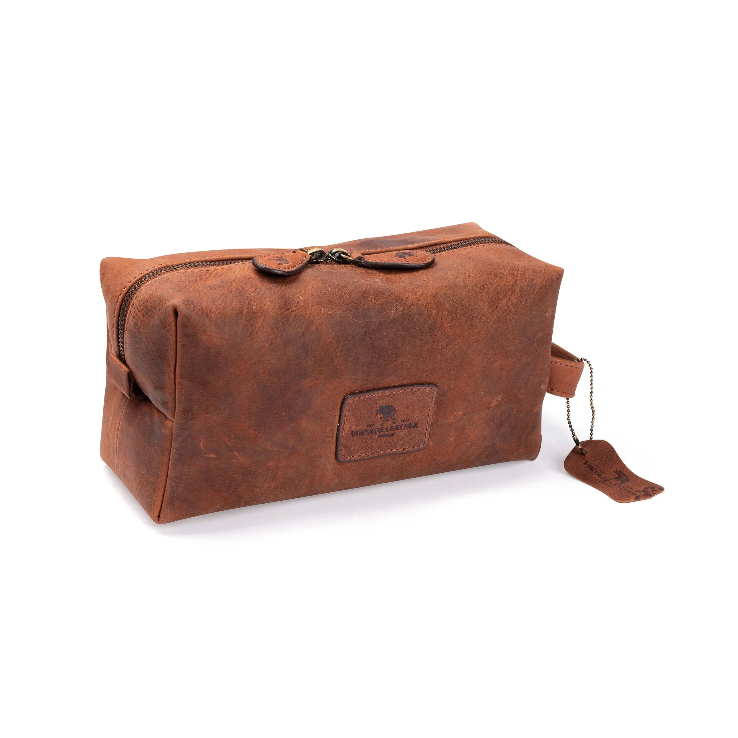 Leather Toiletry Bag - Barker