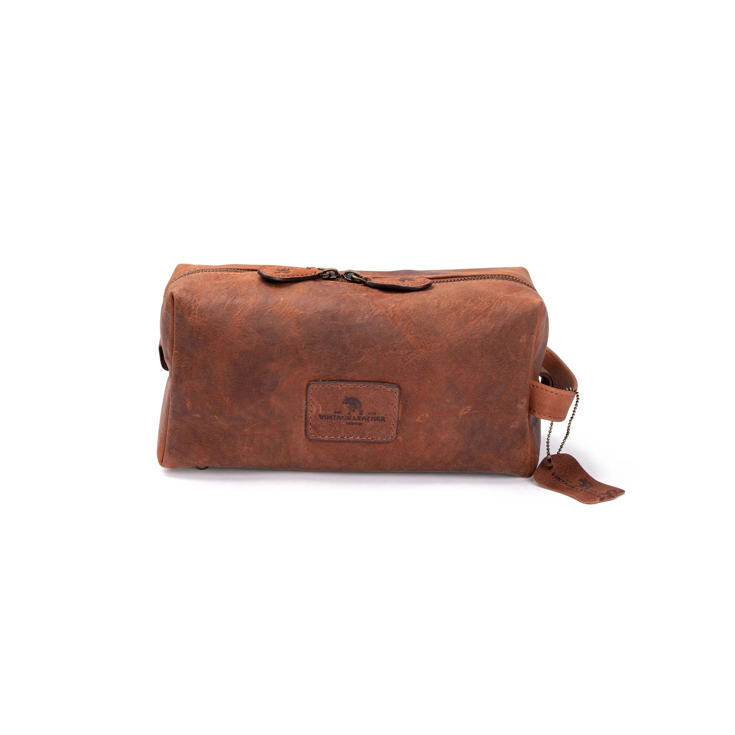 Leather Toiletry Bag - Barker