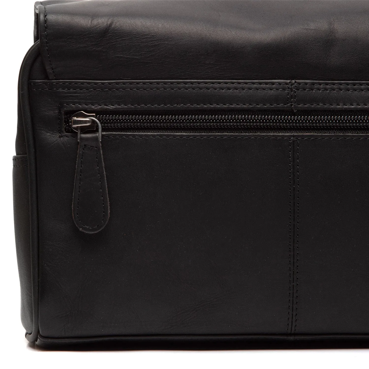 Leather Toiletry Bag Black Rosario