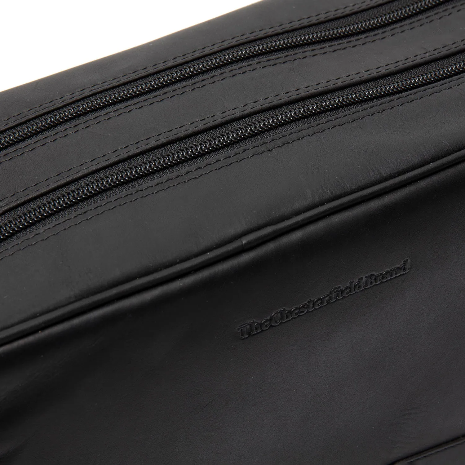 Leather Toiletry Bag Black Stefan