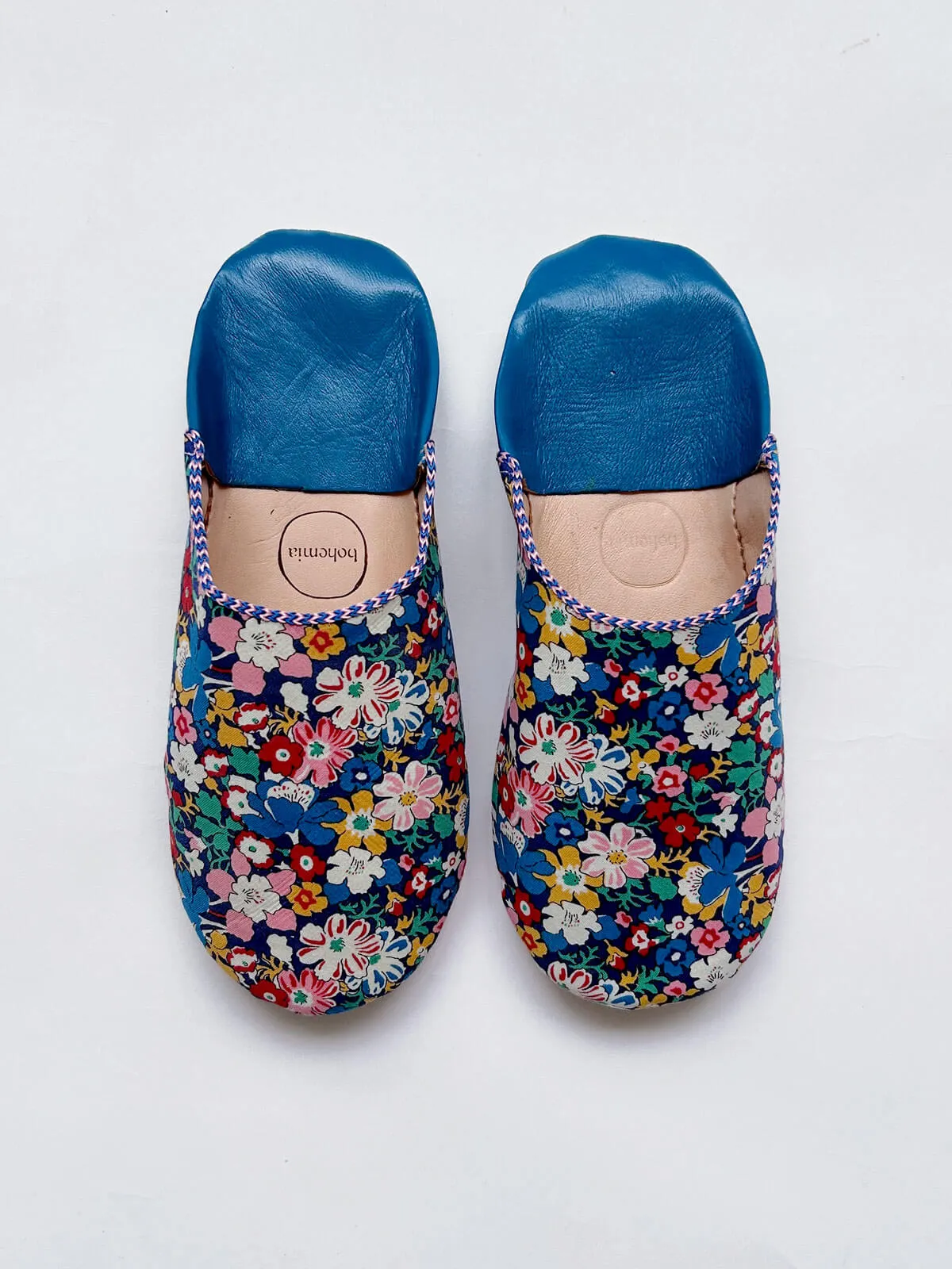 Liberty Print Babouche Slippers, Westbourne Posy