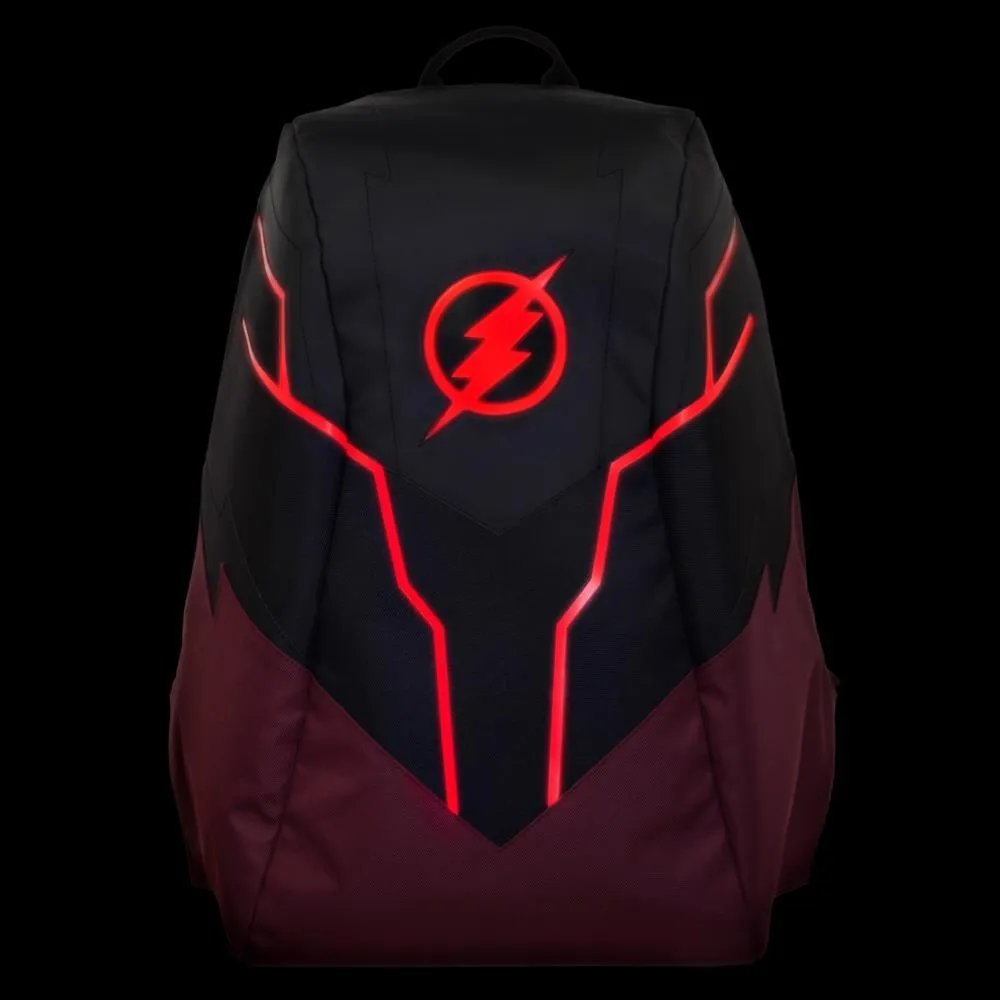 Lighted Flash Backpack Flash Gift - Light Up Flash Bag Flash Laptop Backpack - DC Flash Backpack