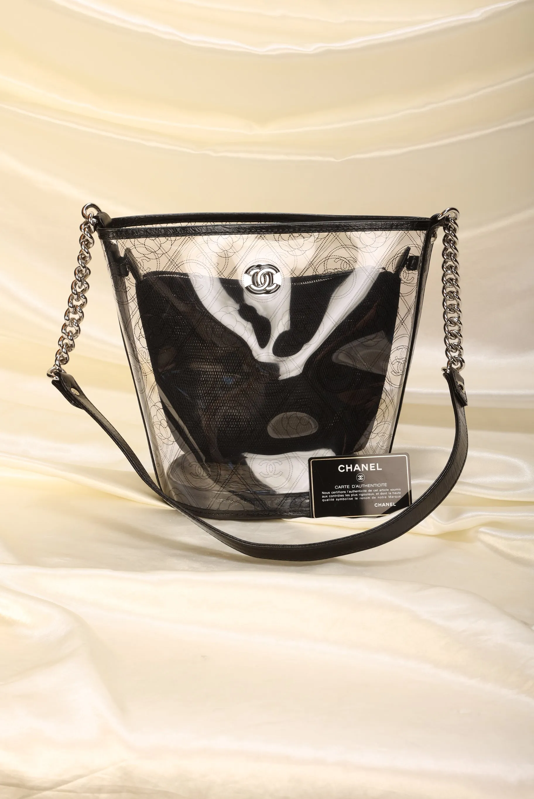 Limited Edition CL Patent 2018 Camellia Bucket Bag