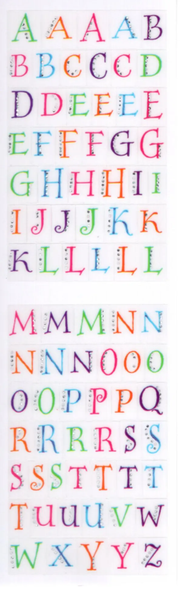 Limited Edition Decorative Alphabet