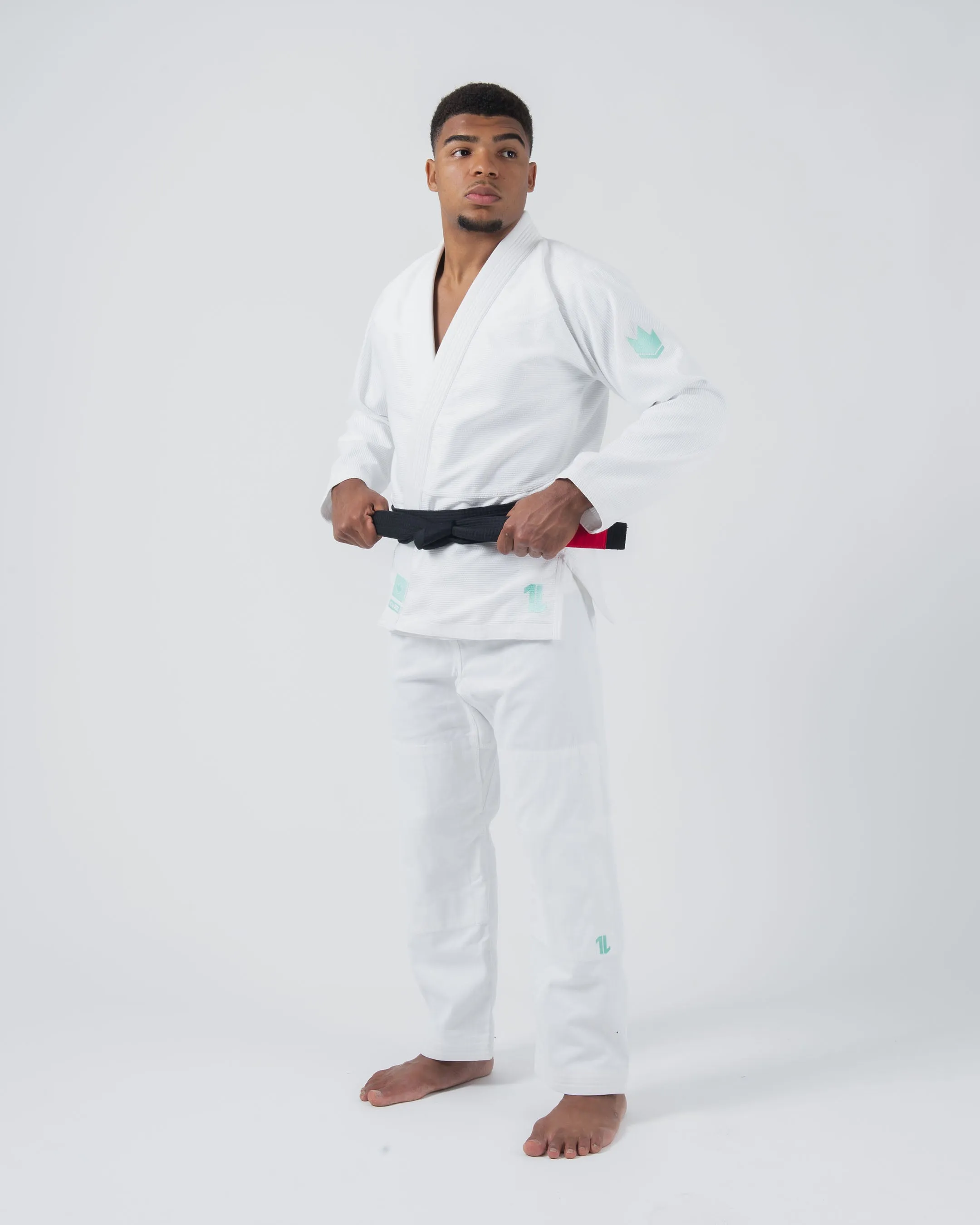 Limited Edition - The ONE Jiu Jitsu Gi - Sage Mint Edition - White