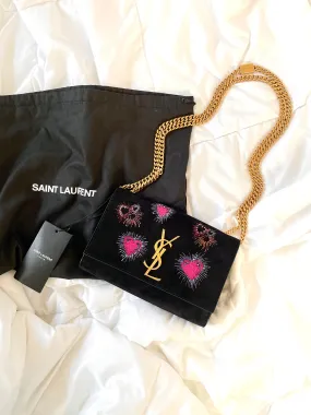 Limited Edition YSL Small Kate Hearts Bag