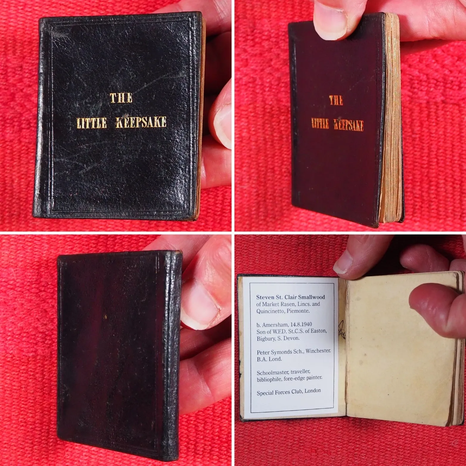 Little Keepsake. >>MINIATURE 1840 JUVENILE BOOK<< Publication Date: 1840 CONDITION: VERY GOOD