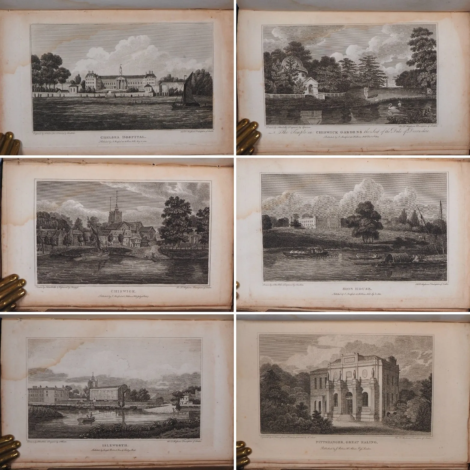 London : being an accurate history and description of the British metropolis and its neighbourhood, to thirty miles extent, from an actual perambulation DAVID HUGHSON [PSEUDONYM]. Publication Date: 1820 Condition: Very Good