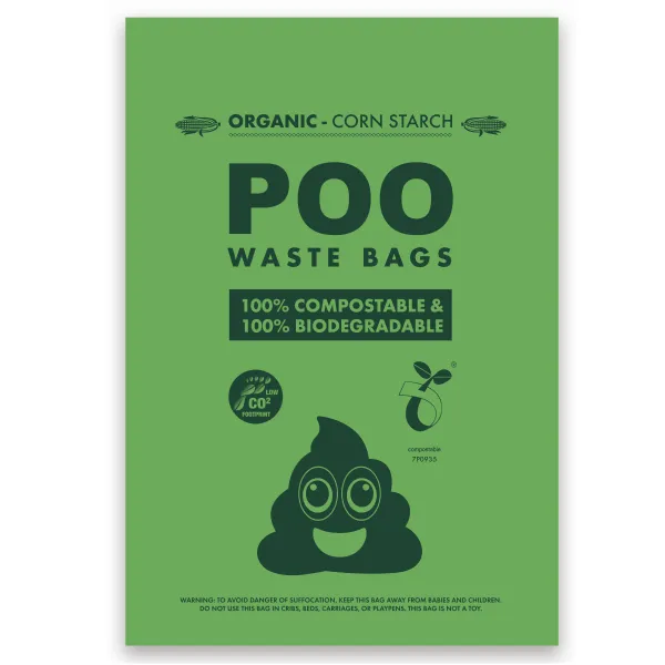 M-PETS POO Waste Bags; Compostable