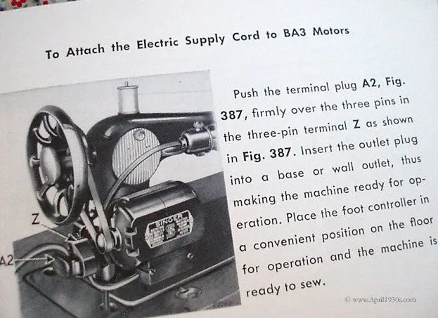 Machine Sewing Book, Singer 1957