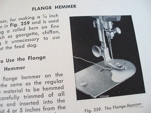 Machine Sewing Book, Singer 1957