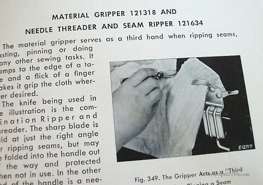 Machine Sewing Book, Singer 1957