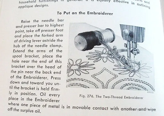 Machine Sewing Book, Singer 1957