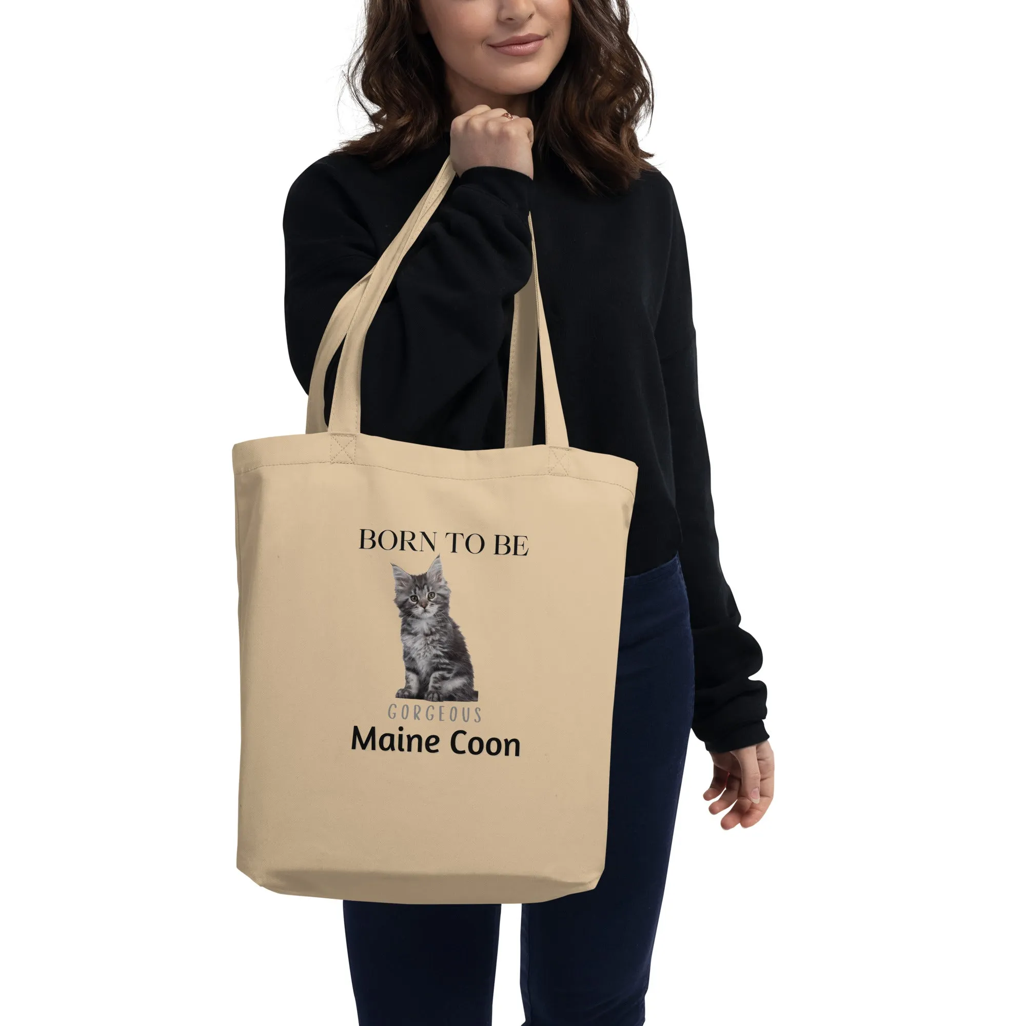 Maine Coon Cat, sustainable Tote Bag