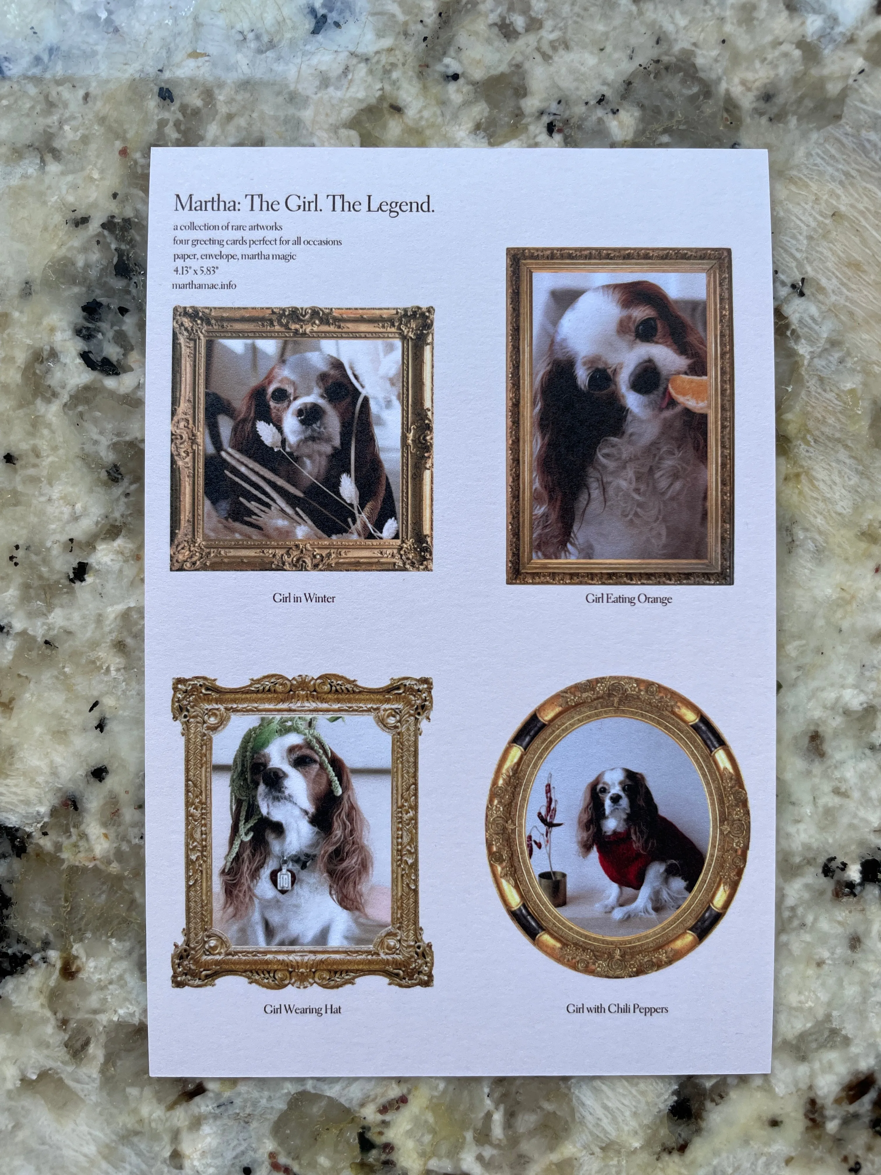 Martha: The Girl. The Legend. Greeting Card Pack