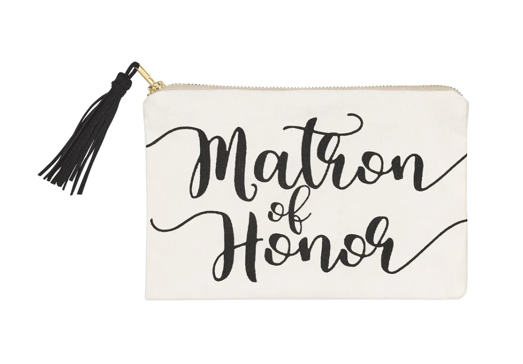 Matron of Honor Cosmetic Bag