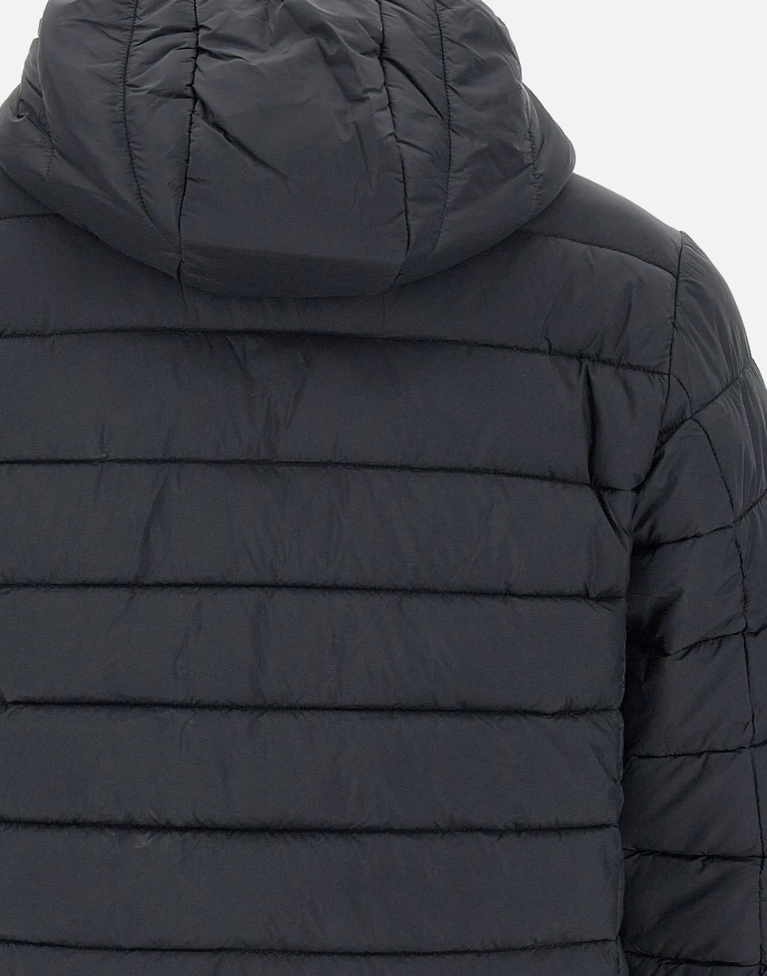 Men's Black Hooded Down Jacket