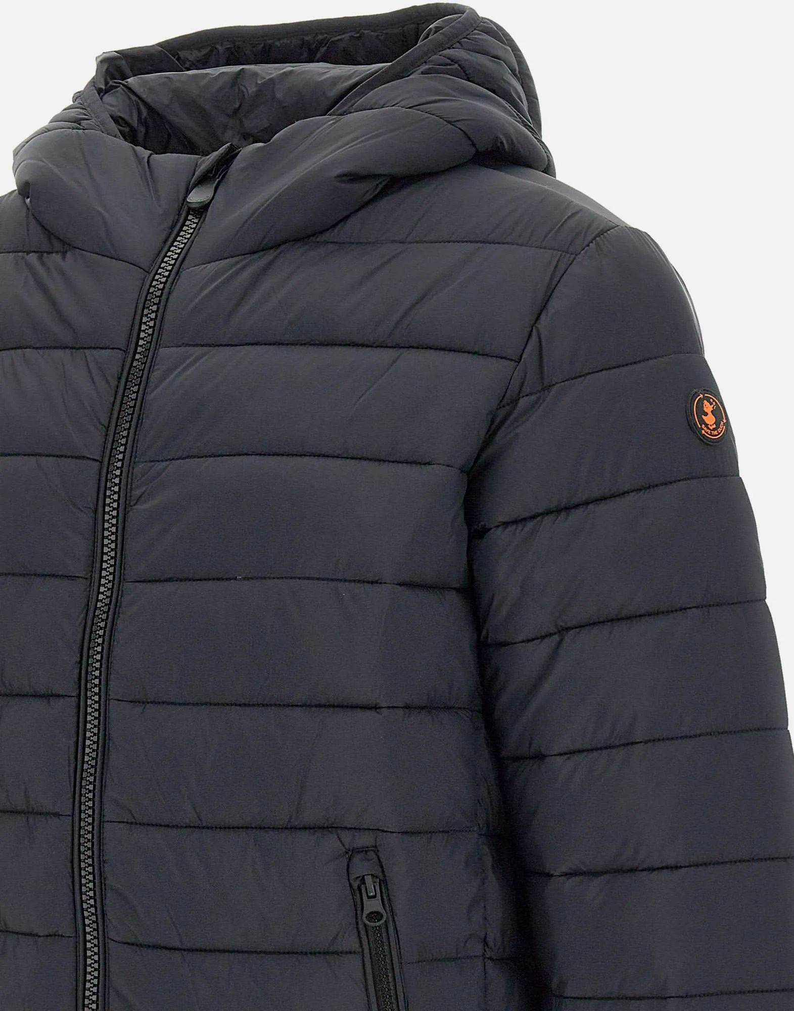 Men's Black Hooded Down Jacket