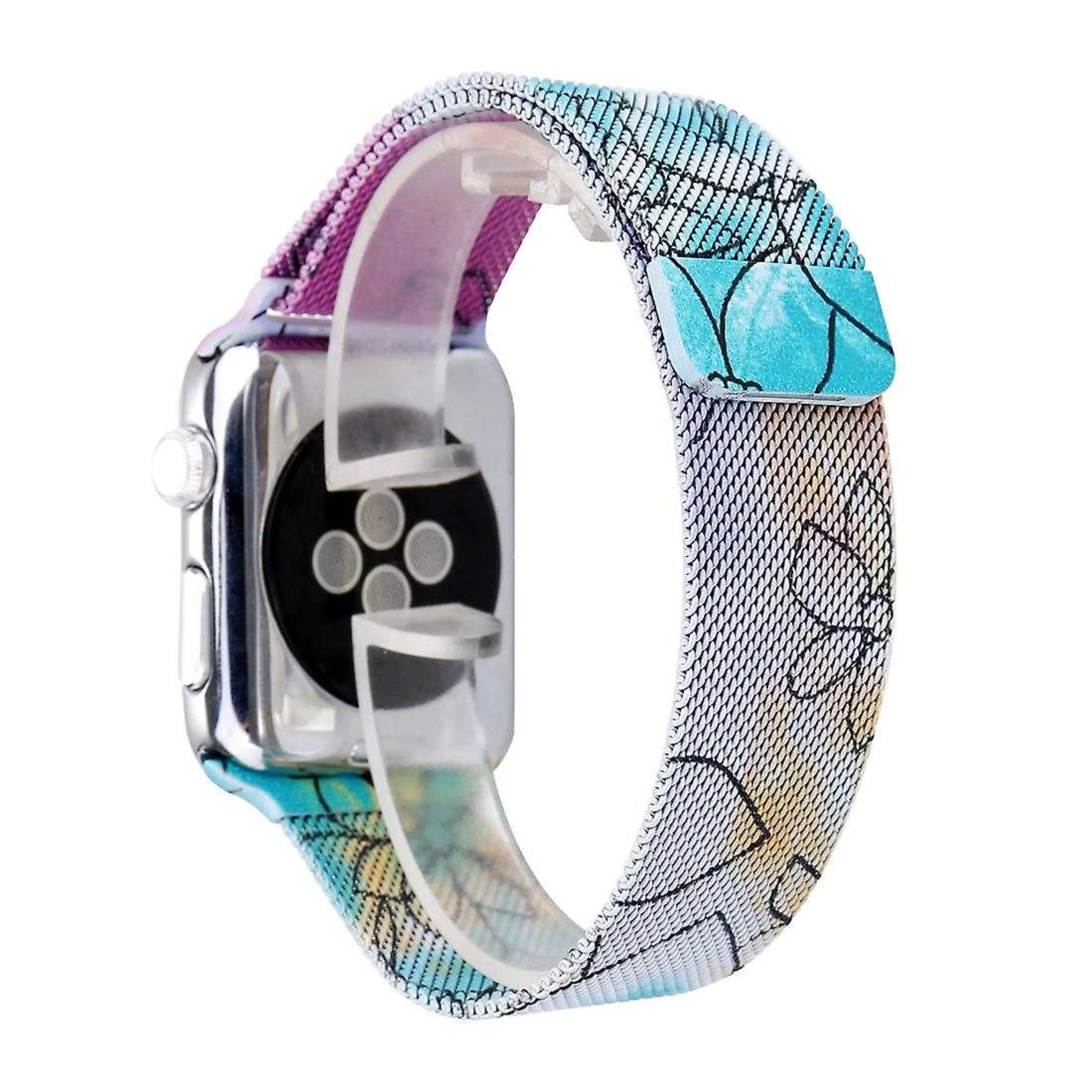 Milanese Loop Band For Apple Watch Multiple Prints Available