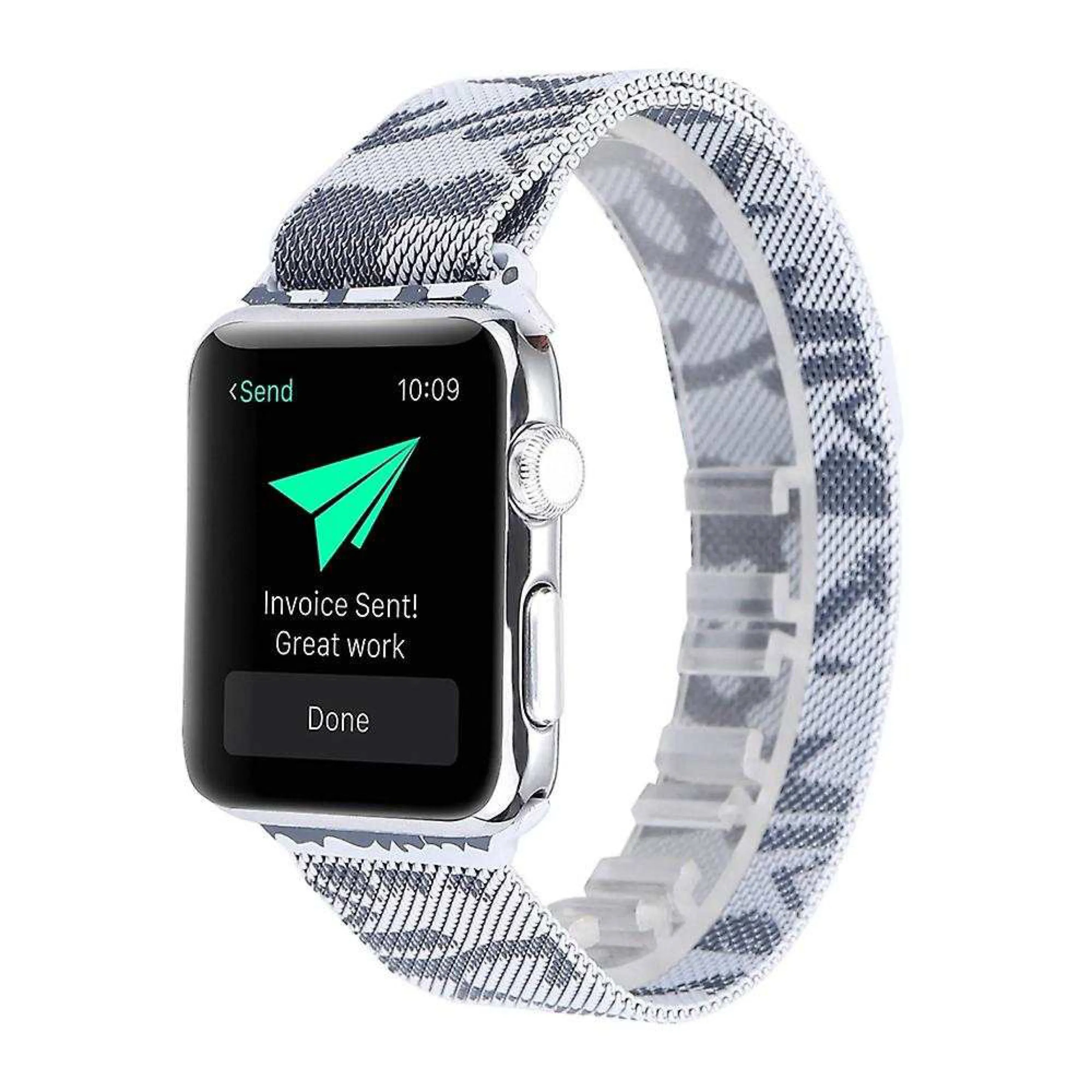 Milanese Loop Band For Apple Watch Multiple Prints Available