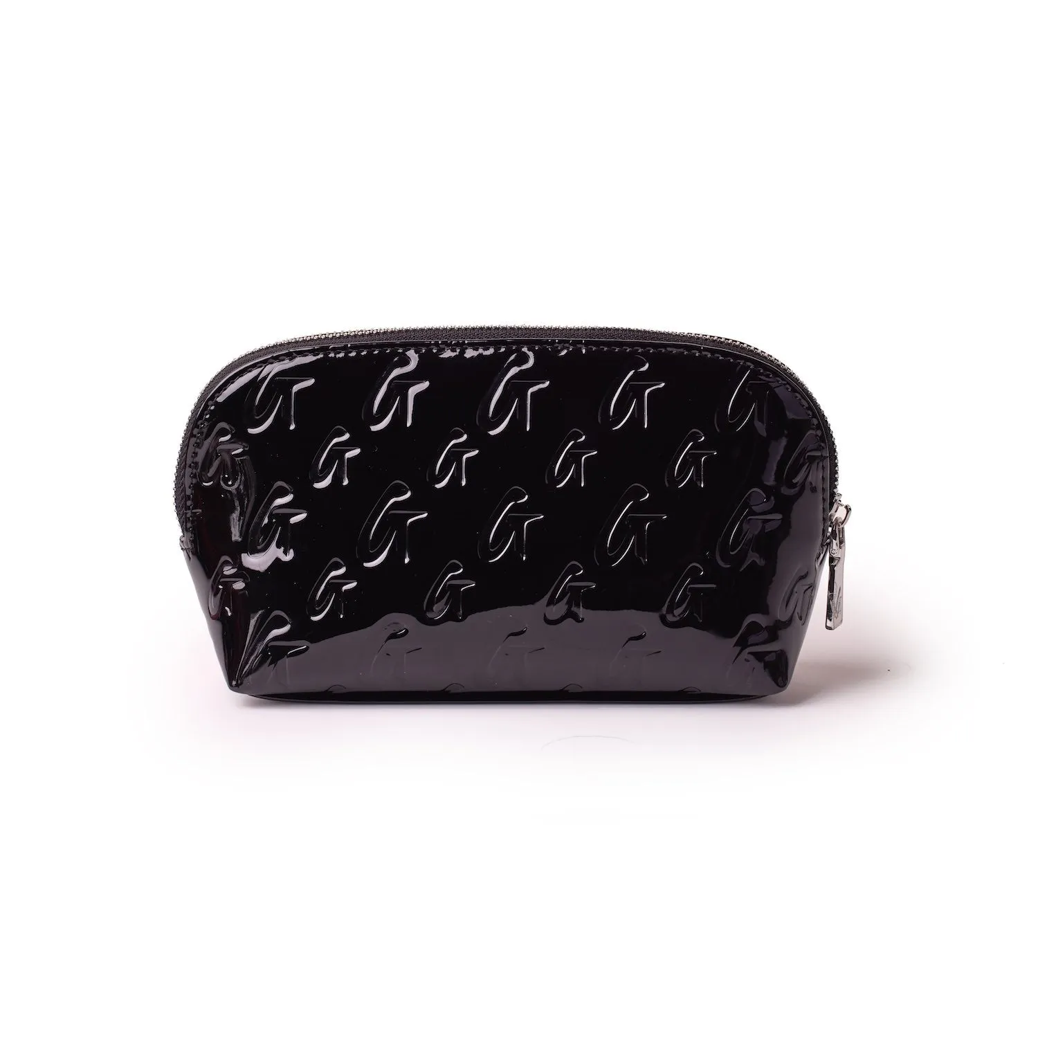 MONOGRAM COSMETIC POUCH - MIRROR BLACK